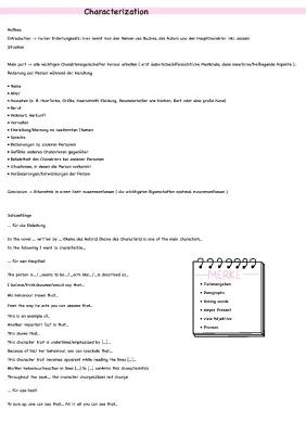 Know Characterisation/Charakterisierung  thumbnail