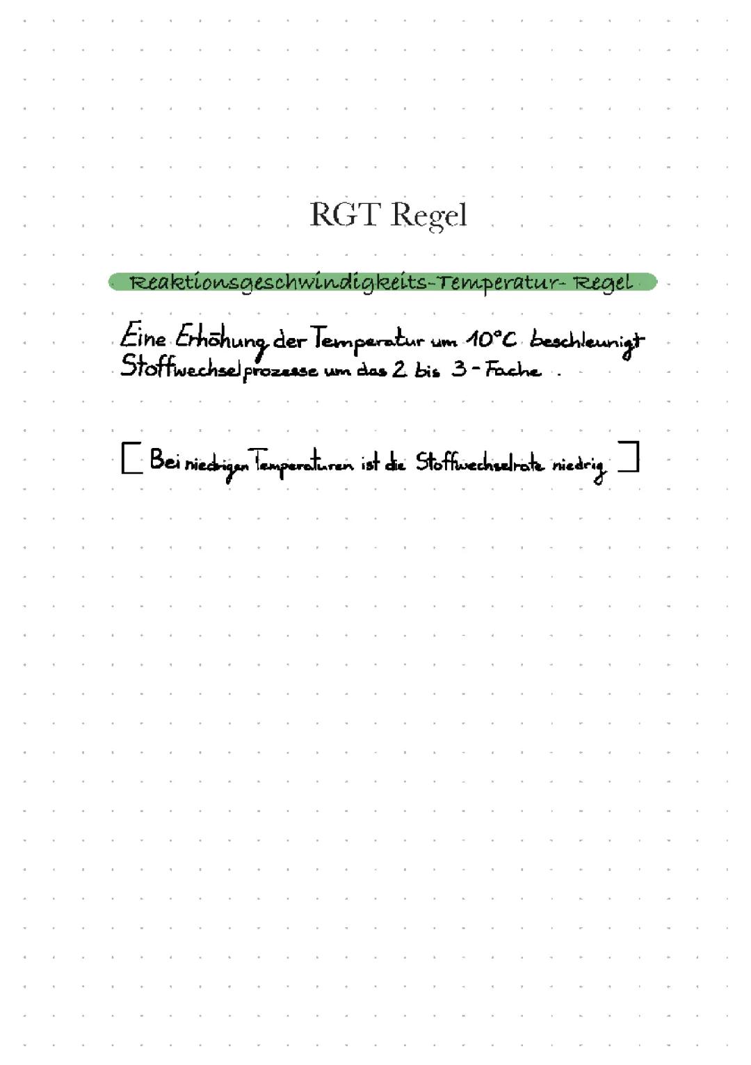 RGT-Regel einfach erklärt: Was passiert bei Temperaturänderungen?