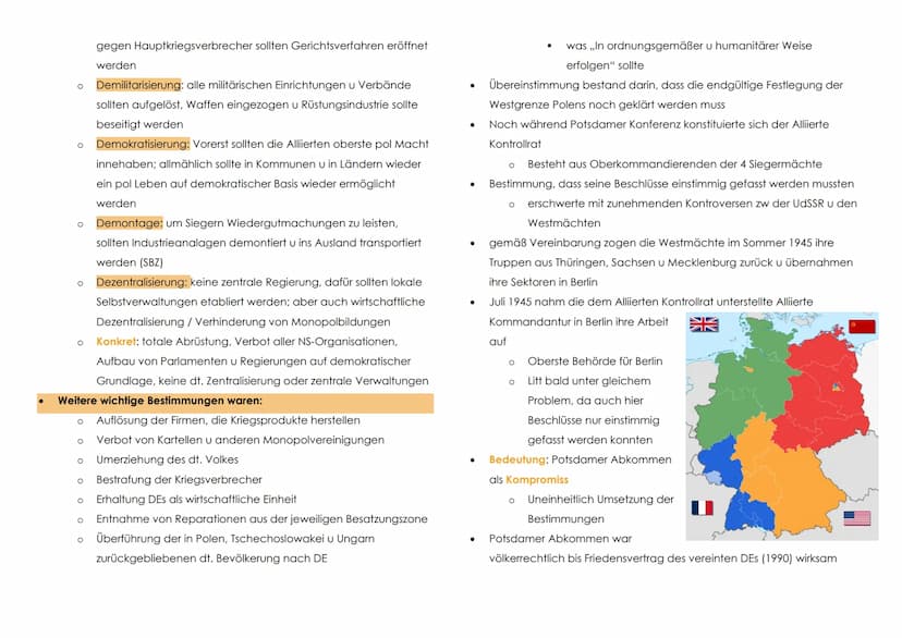 1945 Gründung
●
●
●
Teilung u Wiedervereinigung DES
●
1949 Gründung der NATO,
.
Gründung der BRD/DOR
1953 DDR-Volksaufstand
am 17. Juni
1956