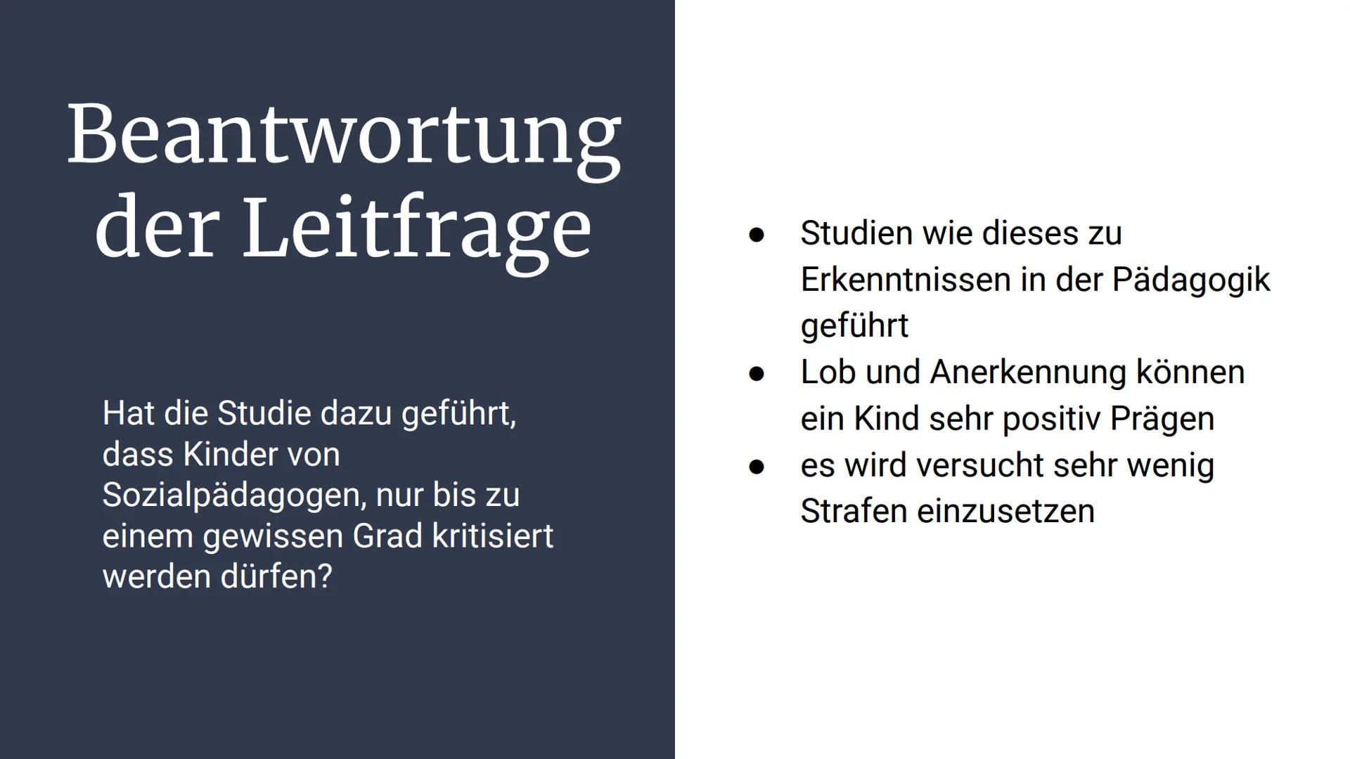 Dhee Womsstleer Studiy
von: Sharon Zikssari 13C
Hat die Studie dazu geführt, dass Kinder von
Sozialpädagogen, nur bis zu einem gewissen
Grad