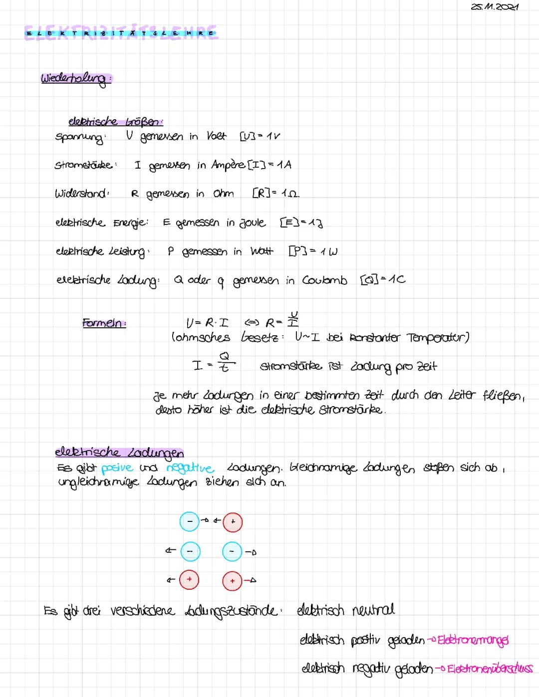 Elektrizitätslehre