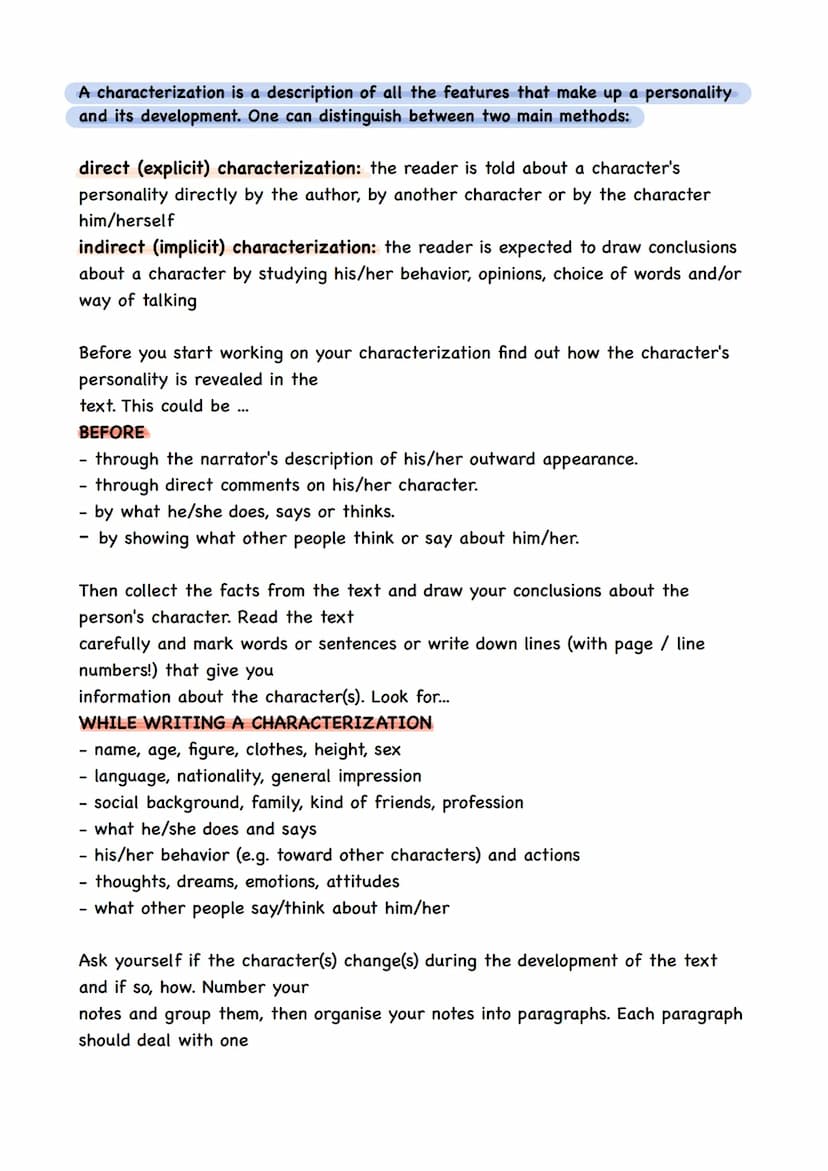 How to analyze a fictional text
Illustration of different features of short stories and talking about the story
Short stories like ... can b