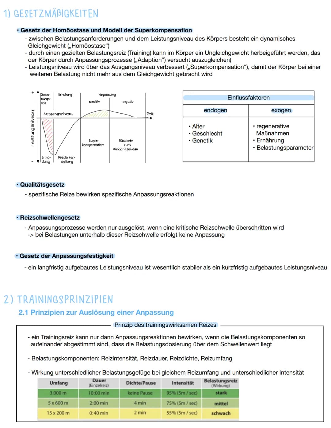 Training
sportliches Training ist die planmäßige und systematische Realisation von Maßnahmen (Trainingsinhalten und
Methoden) zur nachhaltig