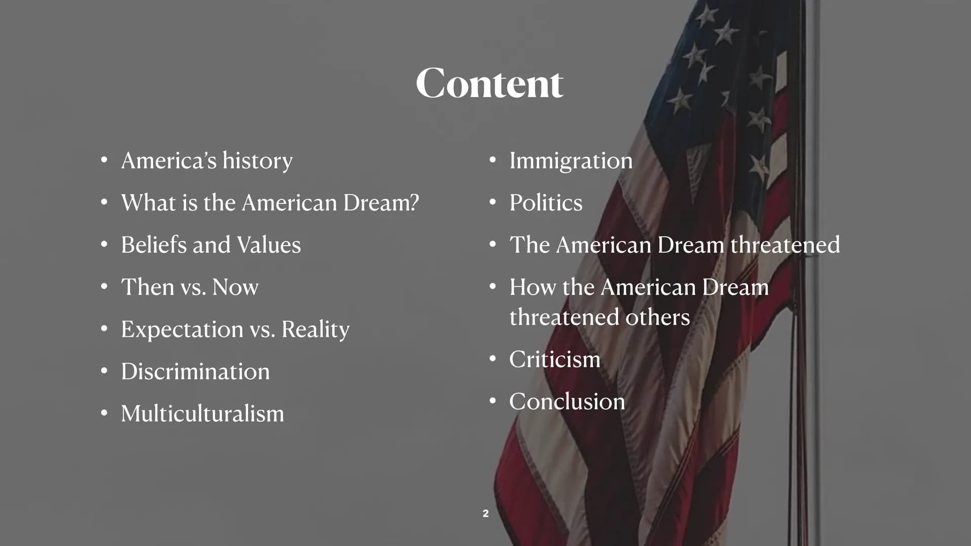 American Dream
Topic Recreation
Antonia und Tijana The American Dream
What is the American Dream?
Definition: The American Dream is the beli