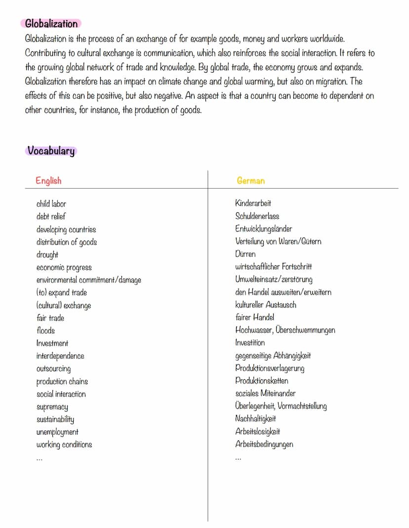 Globalization
Q2 Globalization
Globalization is the process of an exchange of for example goods, money and workers worldwide.
Contributing t