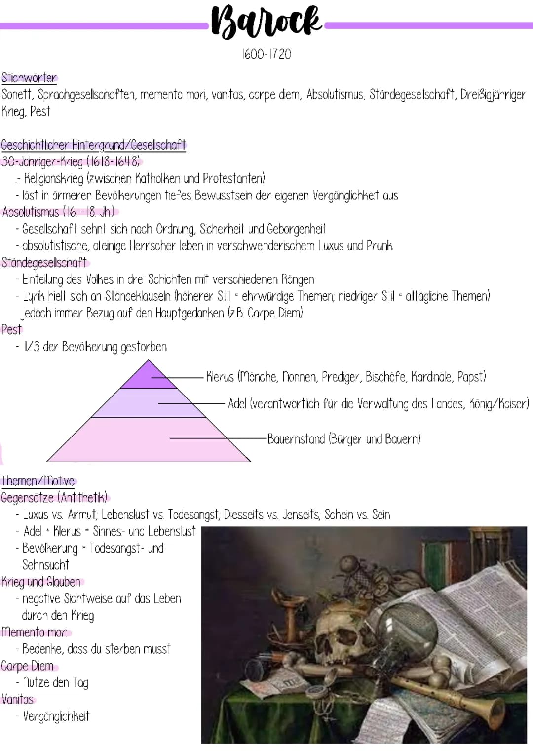 Barock Epoche 