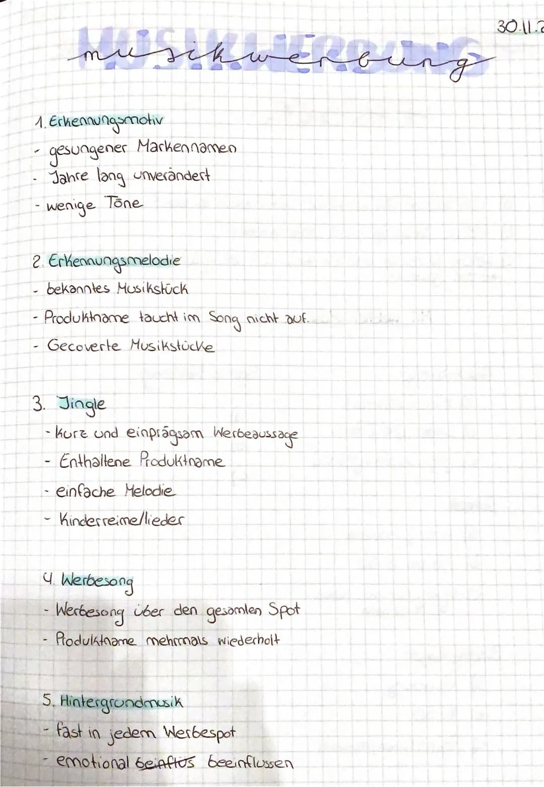 ✓
1. Erkennungsmotiv
gesungener Markennamen
Jahre lang unverändert
wenige Tone
2. Erkennungsmelodie
-
muschwerbung
سلا
bekanntes Musikstück
