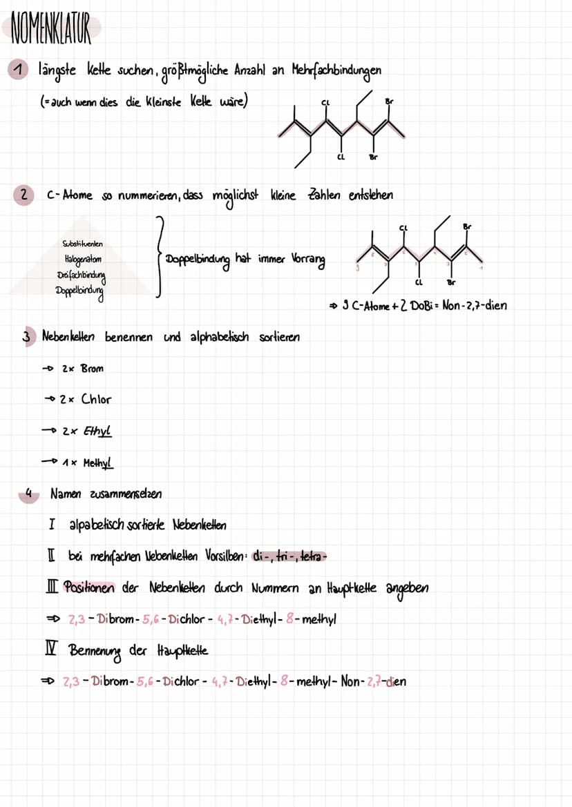 Q1.1 KOHLENWASSERSTOFFE
-ALKANE
nur C-C Enfachbindungen
Bindungswinkel: 109,5°
immer tetraedisch
frei drehbar
Cn H₂n+2
HOMOLOGE REME
KONSTIT