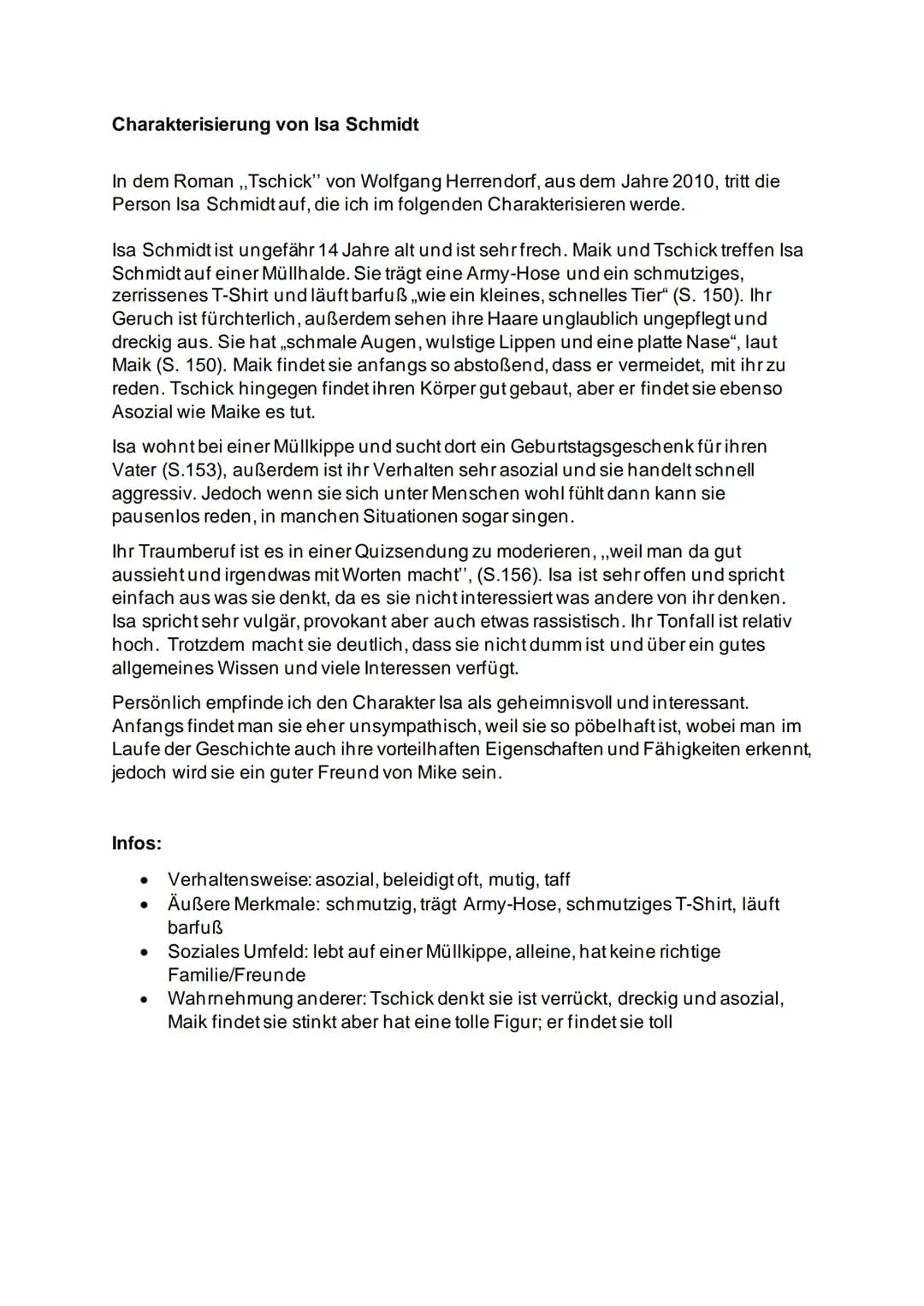 Tschick und Maik Charakterisierung: Aussehen, Hobbys und Zusammenfassung