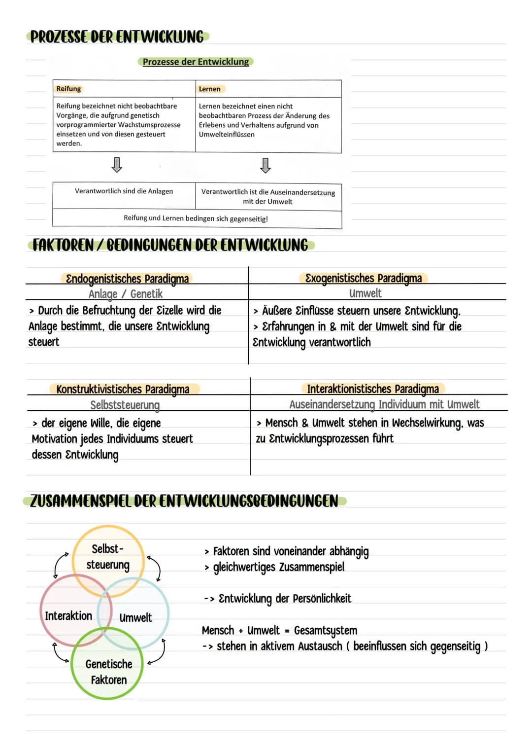 
<p>Die Entwicklungspsychologie beschäftigt sich mit der Interaktion zwischen körperlichen und geistigen Prozessen sowie den Phasen des Wach