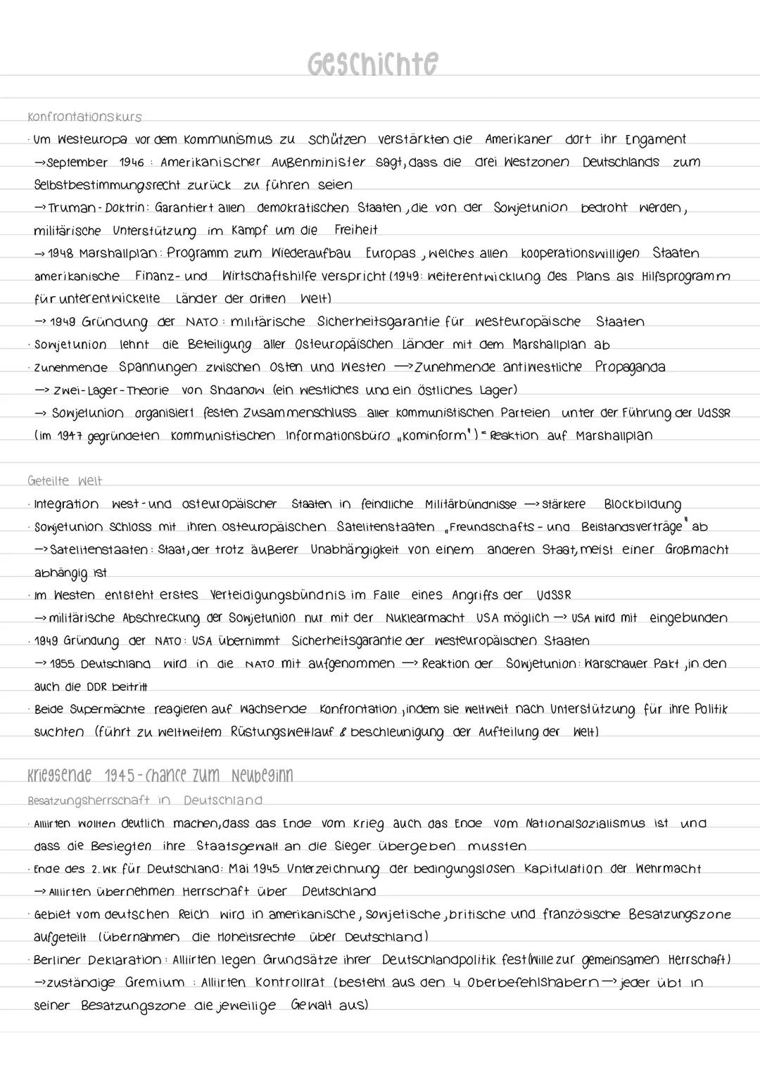 Geschichte
Die Entstehung des Kalten Krieges & die bipolare Welt nach 1945
Begriff des Kalten-Krieges
Als "Kalten Krieg" bezeichnet man eine
