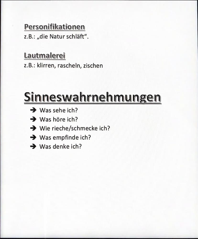 Verschiedene Satzanfänge
Zuerst... Etwas später... Jedoch...
Danach... Nun...
Daraufhin...
Dann... Anschließend... Nachher... Jedenfalls...
