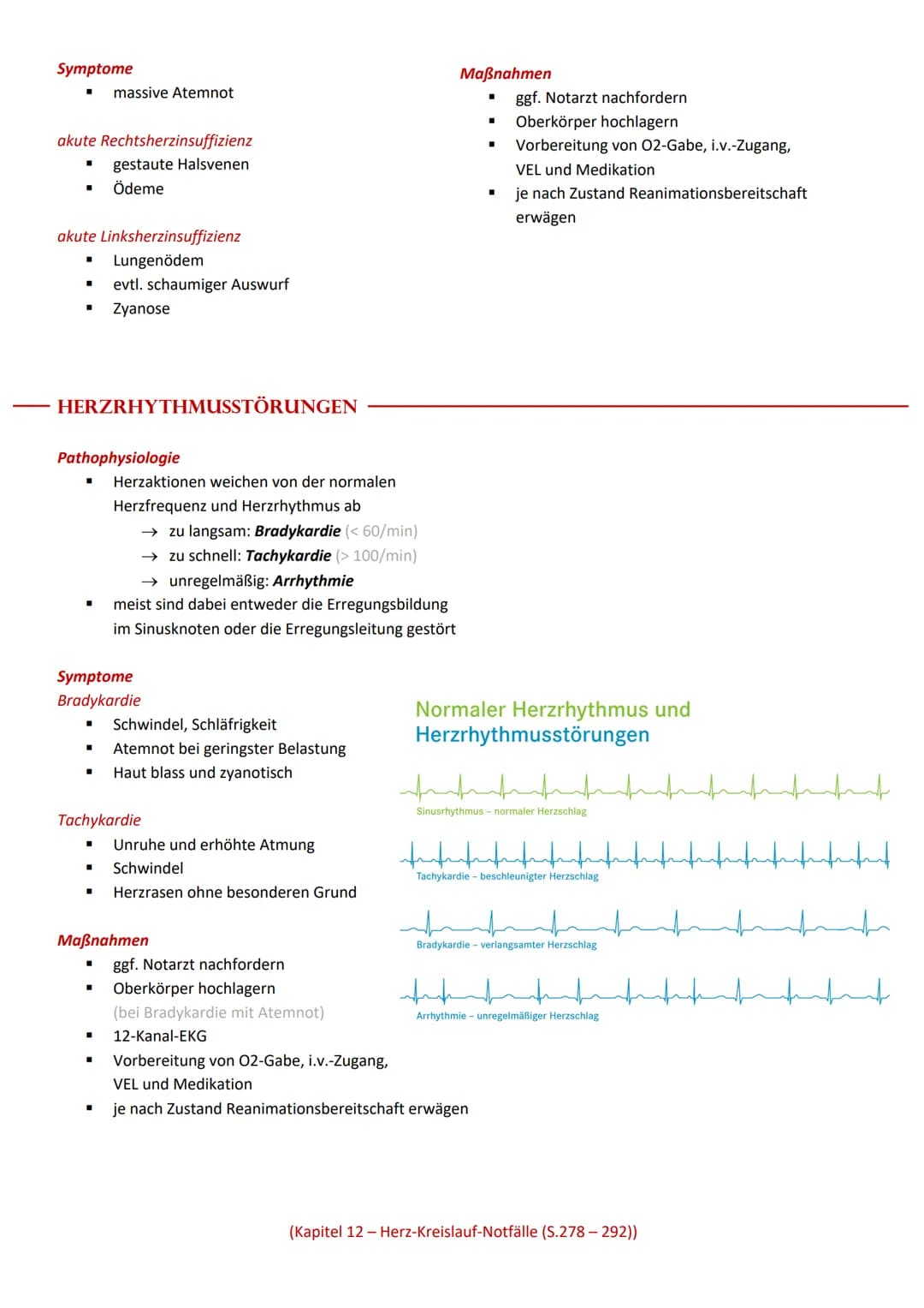 Wichtige Leitsymptome von Herz Kreislauf Störungen
■
Schmerzen & Engegefühl in der Brust (Angina pectoris)
■ Atemnot (Dyspnoe)
"
I
HERZ-KREI