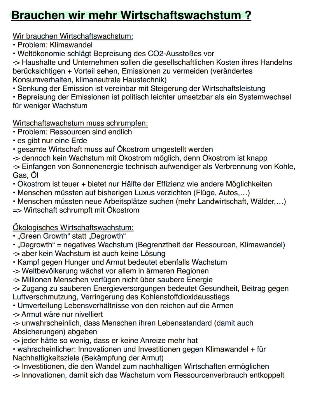 Konjunktur
Definition Konjunktur:
-> beschreibt die wirtschaftliche Lage eines Landes und stellt kurz- und mittelfristige Auf-
und Abschwank