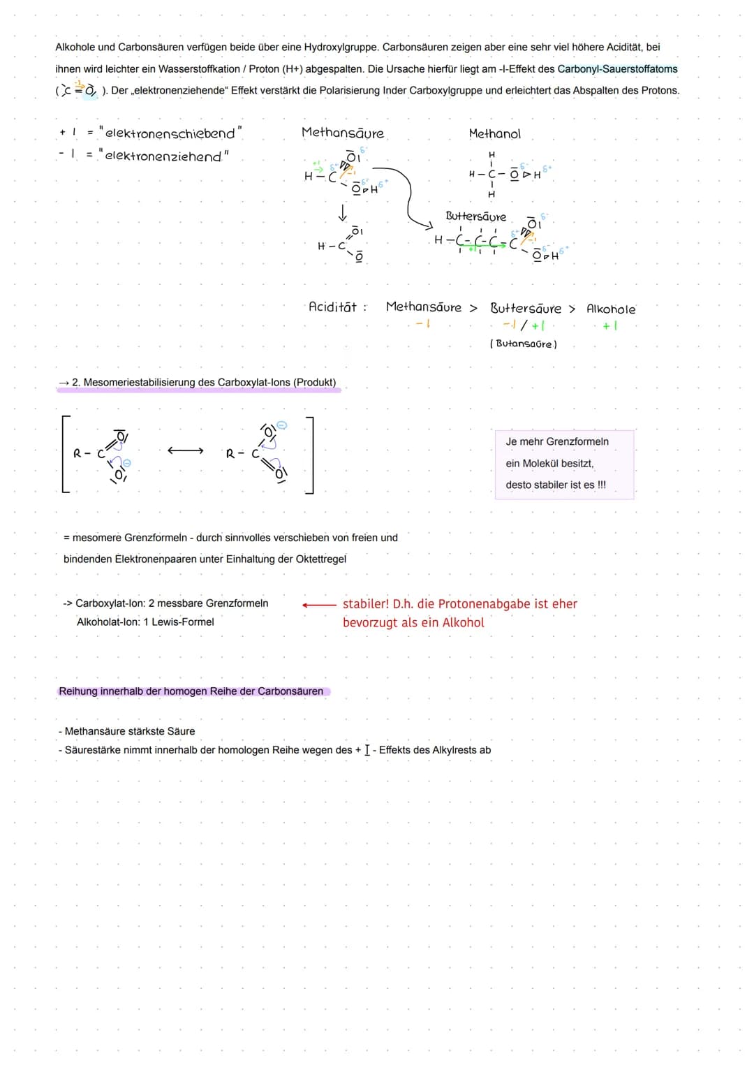 CARBONSÄUREN
R= Rest R
2.B.
Propansaure
-C-C-C₁
O-H
funktionelle Gruppe: Carboxyl - Gruppe
O-H
Halogencarbonsäuren
Hydroxycarbonsäuren
Amino