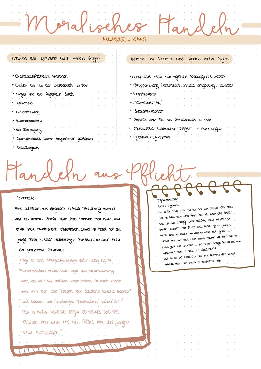 Moralisches Handeln
warum wir Normen und werten folgen
> Gesellschaftliches Ansehen
> Gefall ein Teil der Gesellschaft zu sein
Angst vor der