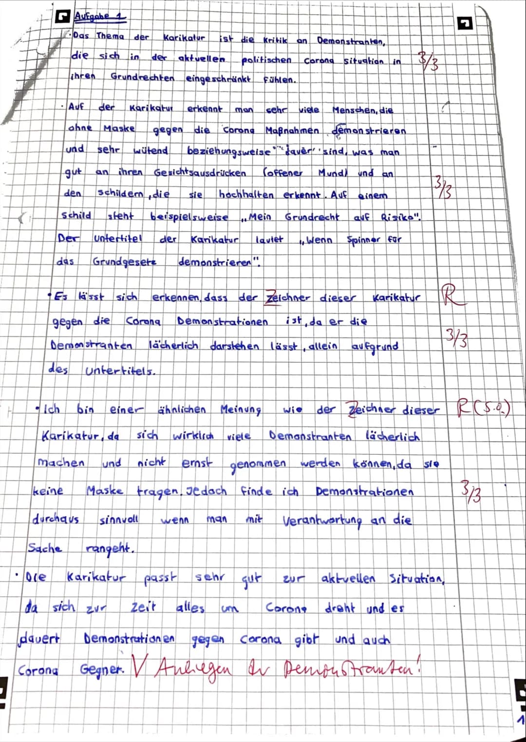 1.
Analysiere und interpretiere die Karikatur nach dem vorgegebenen Analyse- und
Interpretationsschema.
2.
Mein
GRUNDRECHT
AUF RISIKO!
Mein

