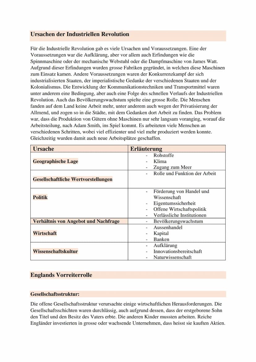 Industrielle Revolution, Industrialisierung und Soziale Frage
Industrielle Revolution und Industrialisierung
Definition Industrielle Revolut