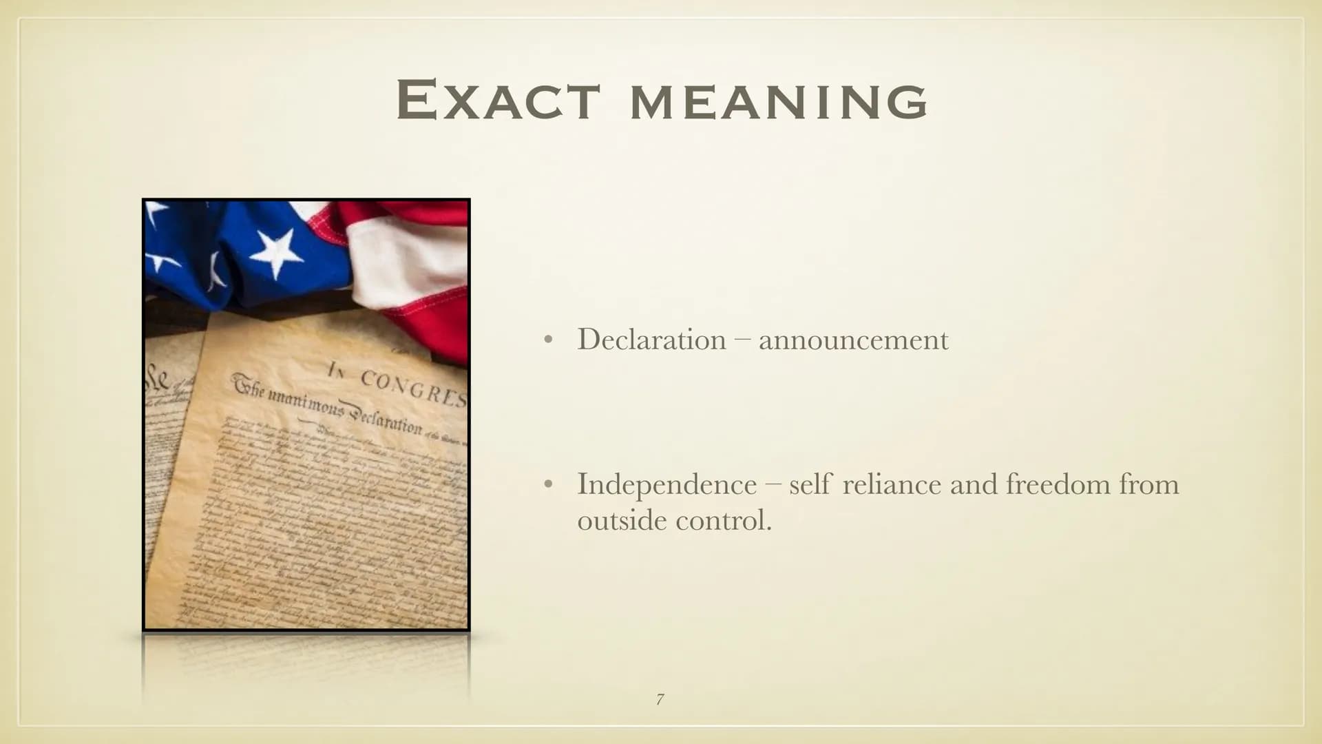 THE DECLARATION OF
INDEPENDENCE STRUCTURE
1. What is the meaning of Declaration of Independence?
2. 2nd Continental Congress
3. Thomas Jeffe
