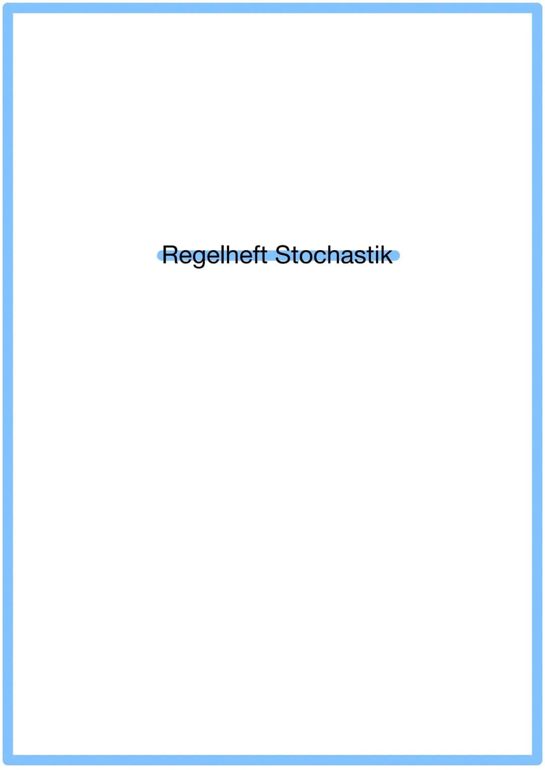 Stochastik Aufgaben Abitur: Zusammenfassung, Lösungen & Baumdiagramme PDF