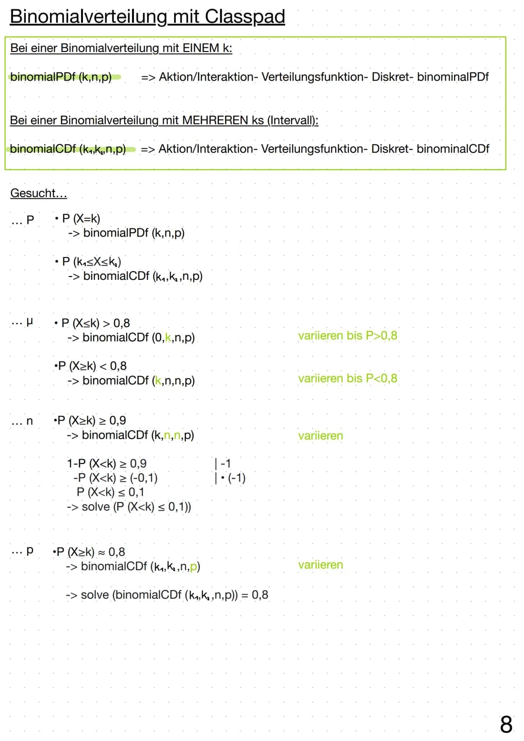 Regelheft Stochastik Inhaltsverzeichnis
Thema
1. Stockastik
Glossar
2. Baumdiagramme
Pfadregel
Summenregel.
3. Vierfeldertafel.
4. Kombinato