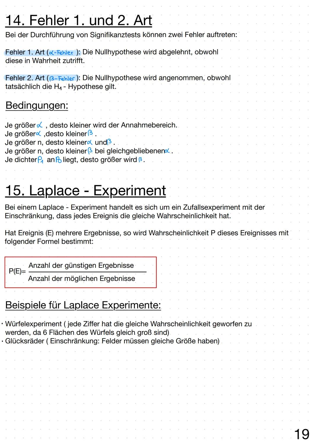 Regelheft Stochastik Inhaltsverzeichnis
Thema
1. Stockastik
Glossar
2. Baumdiagramme
Pfadregel
Summenregel.
3. Vierfeldertafel.
4. Kombinato