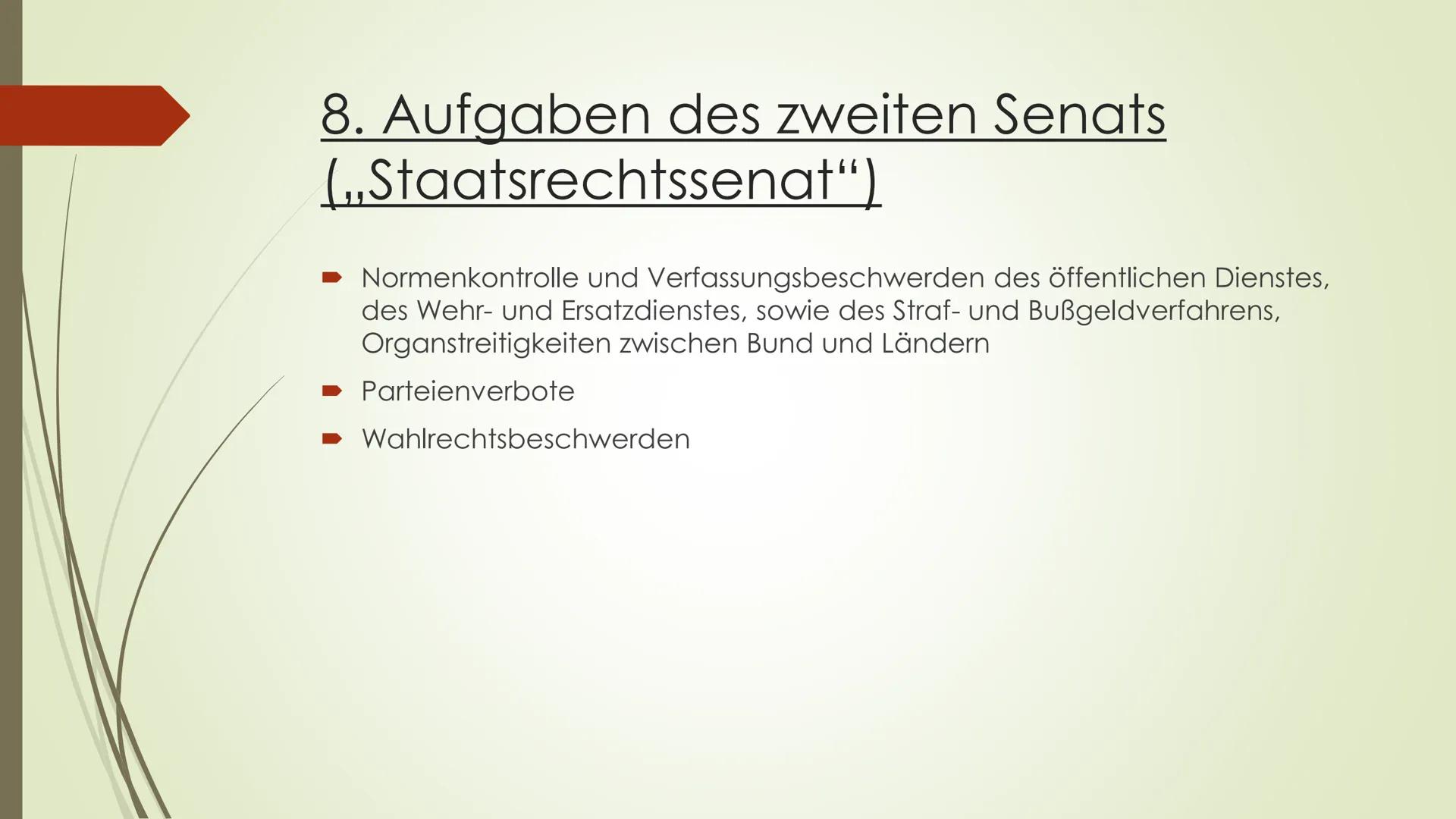 Handout Bundesverfassungsgericht
Bundesverfassungsgericht, was ist das?
Höchstes Gericht in Deutschland
1951 gegründet in Karlsruhe
Gericht 