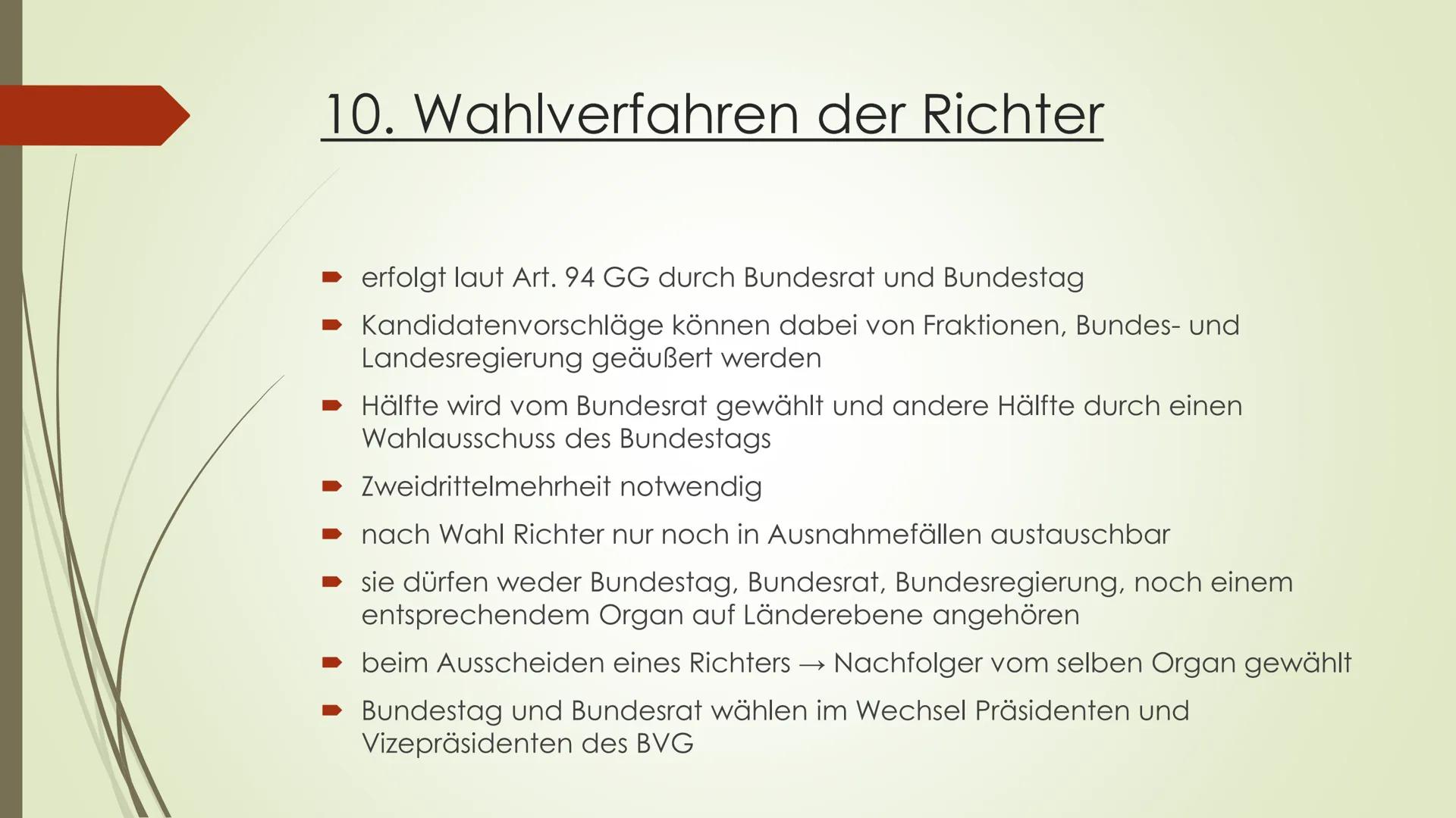 Handout Bundesverfassungsgericht
Bundesverfassungsgericht, was ist das?
Höchstes Gericht in Deutschland
1951 gegründet in Karlsruhe
Gericht 