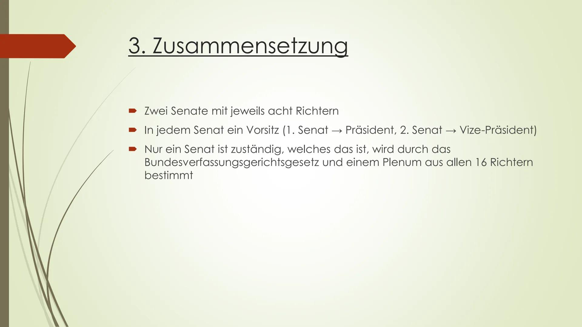 Handout Bundesverfassungsgericht
Bundesverfassungsgericht, was ist das?
Höchstes Gericht in Deutschland
1951 gegründet in Karlsruhe
Gericht 