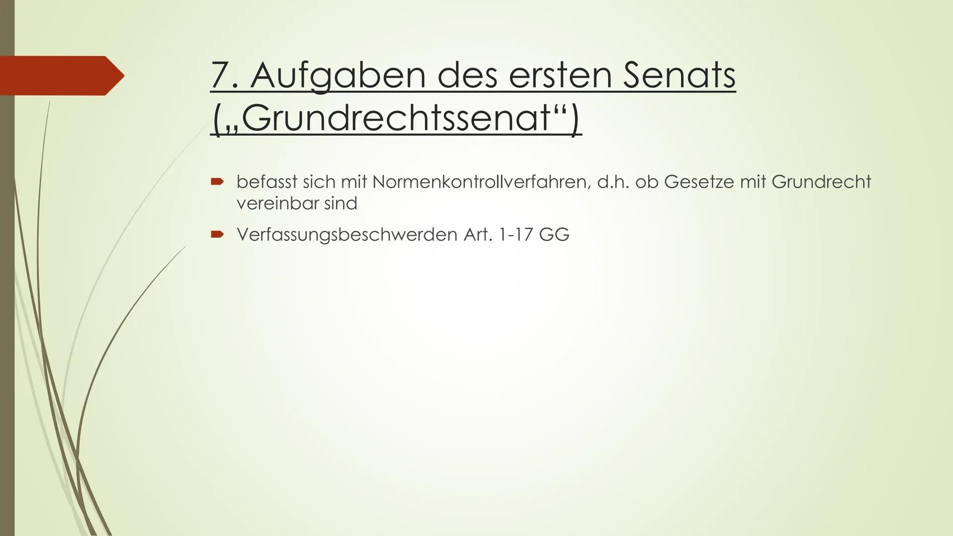 Handout Bundesverfassungsgericht
Bundesverfassungsgericht, was ist das?
Höchstes Gericht in Deutschland
1951 gegründet in Karlsruhe
Gericht 