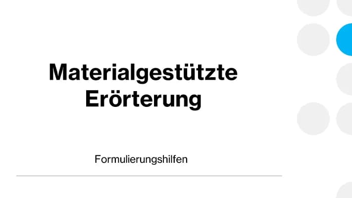 Know Materialgestützte Erörterung Formulierungshilfen thumbnail