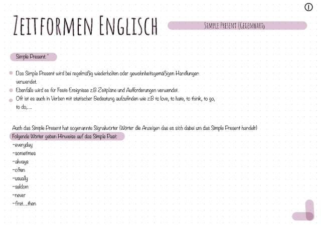 Know Zeitformen Englisch - Simple Present  thumbnail