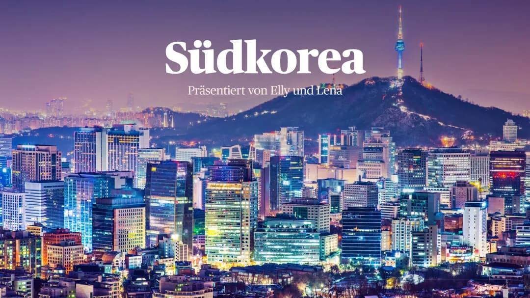 Präsentation über Südkorea 