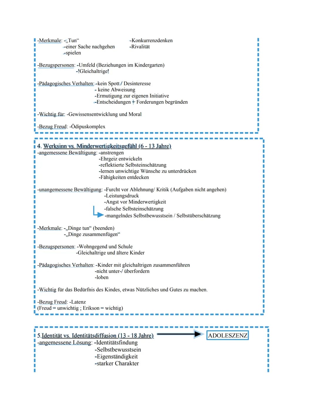 Die psychosoziale Entwicklung nach Erikson
-Vergleich Erikson / Freud
-Das Epigenetische Prinzip
-Die inneren Entwicklungsgesetze
-Was ist e
