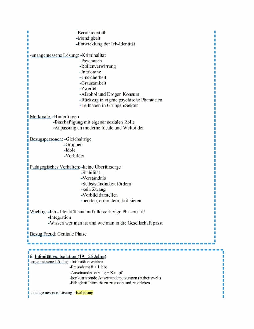 Die psychosoziale Entwicklung nach Erikson
-Vergleich Erikson / Freud
-Das Epigenetische Prinzip
-Die inneren Entwicklungsgesetze
-Was ist e