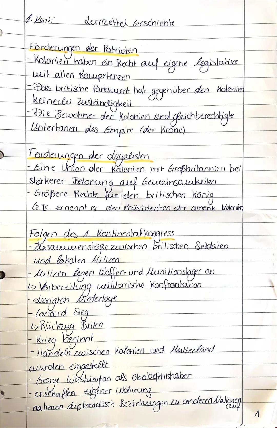 2. Kontinentalkongress einfach erklärt: Erster Kontinentalkongress, Amerikanischer Unabhängigkeitskrieg und Patrioten vs. Loyalisten