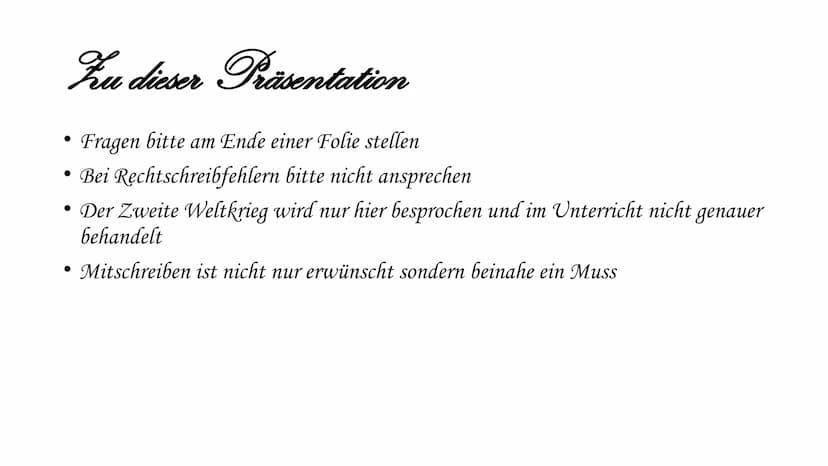 Der 2.
Weltkrieg
(Aus Deutscher Sicht)
Eine Präsentation Benjamin Gäteke
von Zu dieser Präsentation
Fragen bitte am Ende einer Folie stellen
