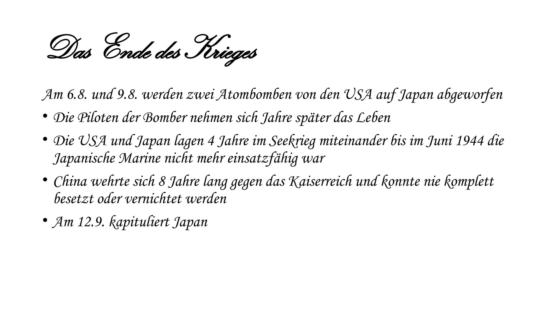 Einfach erklärt Präsentation über den 2. Weltkrieg (Geschichte) Knowunity
