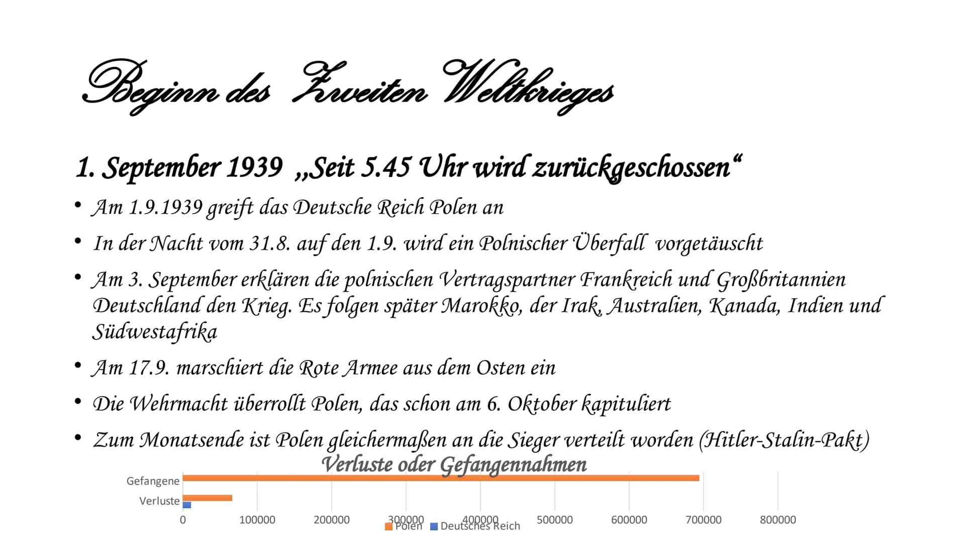 Der 2.
Weltkrieg
(Aus Deutscher Sicht)
Eine Präsentation Benjamin Gäteke
von Zu dieser Präsentation
Fragen bitte am Ende einer Folie stellen