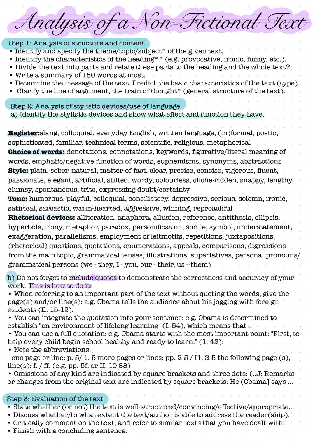 Non-Fictional Text