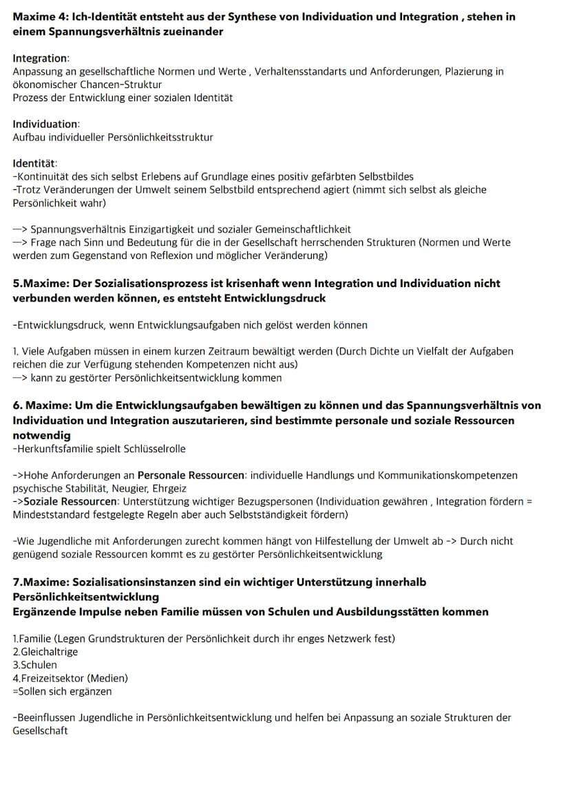 Hurrelman
Jugend als eigene Lebensphase
Hurrelmanns Modell der Produktiven-Realitätsverarbeitung beschriebt die Persönlichkeitsentwicklung e
