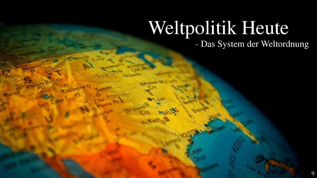 Weltordnungsmodelle einfach erklärt: Anarchie der Staatenwelt und internationale Konflikte