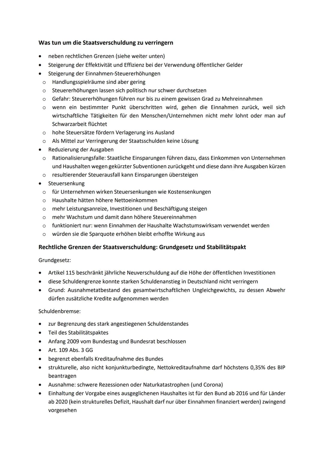 1.1.
Staatsverschuldung
in Deutschland werden knapp 6,5% des Bundeshaushaltes (21,9 Mrd. Euro) für den
Schuldendienst verwendet
●
●
●
seit 2