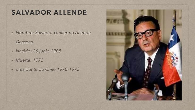 追
LA DICTADURA EN CHILE TABLA DE CONTENIDO
Datos personales
• La situación antes del golpe
Golpe de estado
Las violaciones a los derechos hu