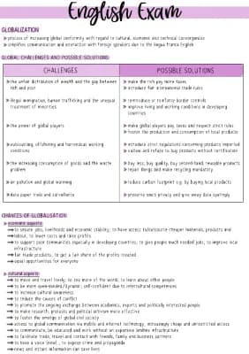 Know Globalisation (Chances und Challenges) thumbnail