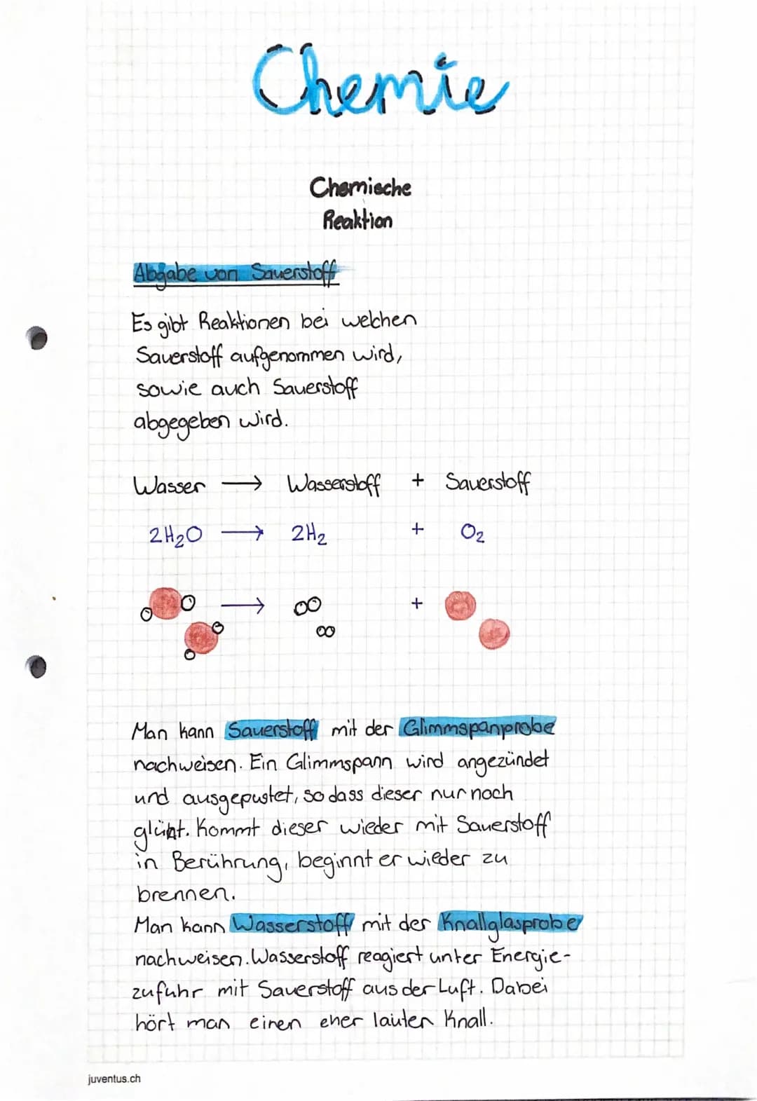 Chemische Reaktionen