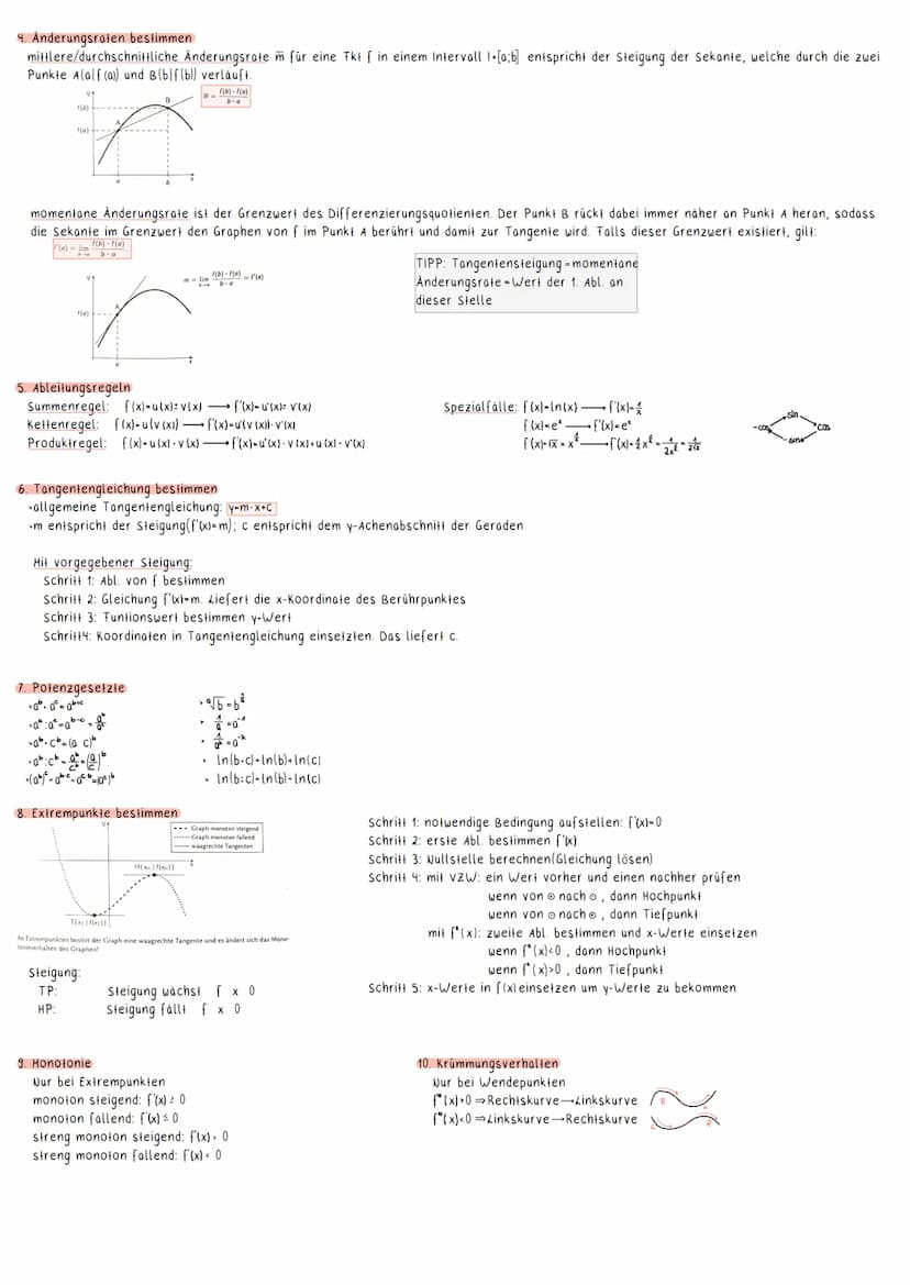 1. ANALYIS
1. Gleichungen lösen
Quadratische Gleichungen:
Alles auf eine Seite
abc Formel: X₁₁2 = - b ± √b² - 4ac
2a
Biquadratische Gleichun