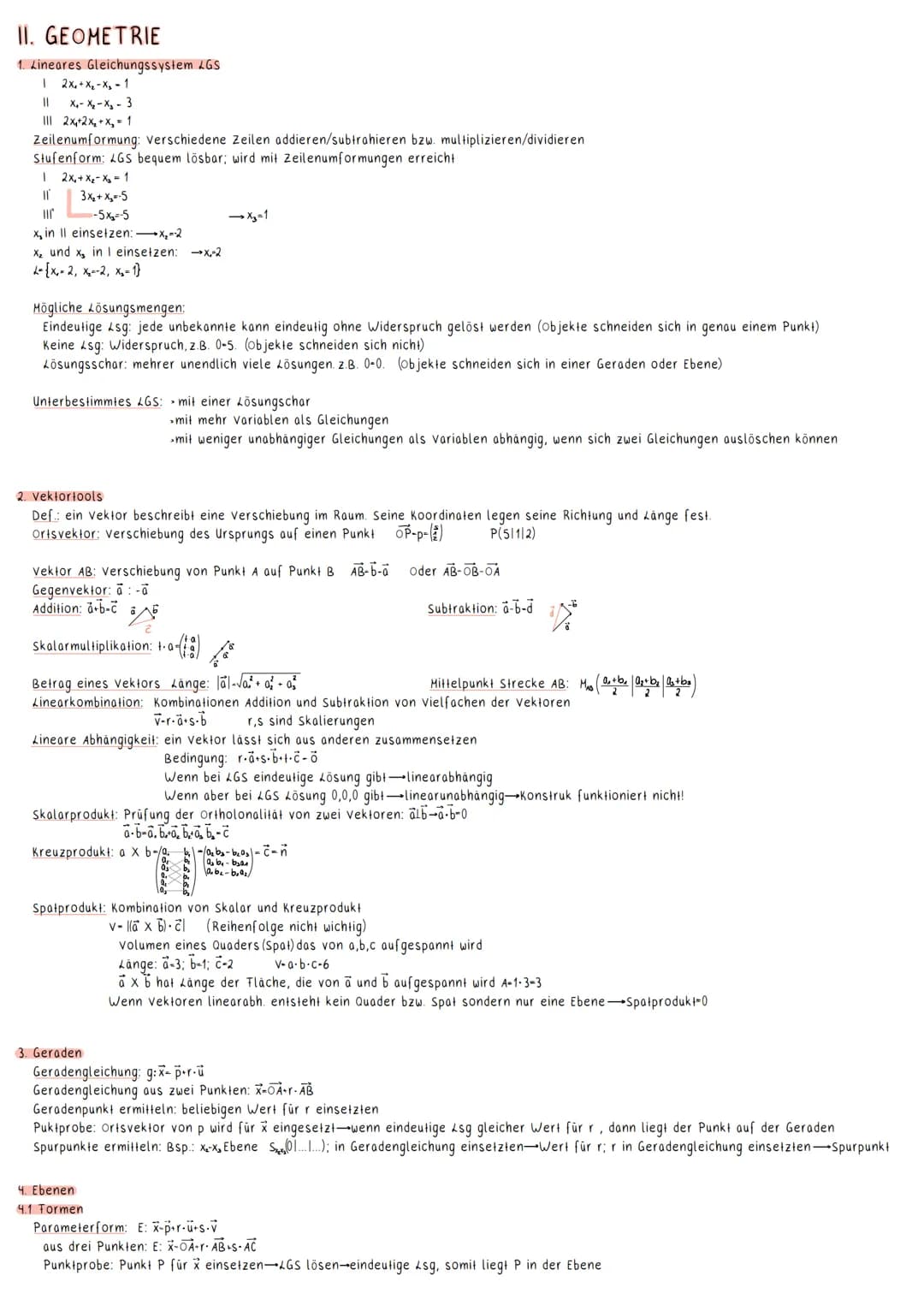 1. ANALYIS
1. Gleichungen lösen
Quadratische Gleichungen:
Alles auf eine Seite
abc Formel: X₁₁2 = - b ± √b² - 4ac
2a
Biquadratische Gleichun