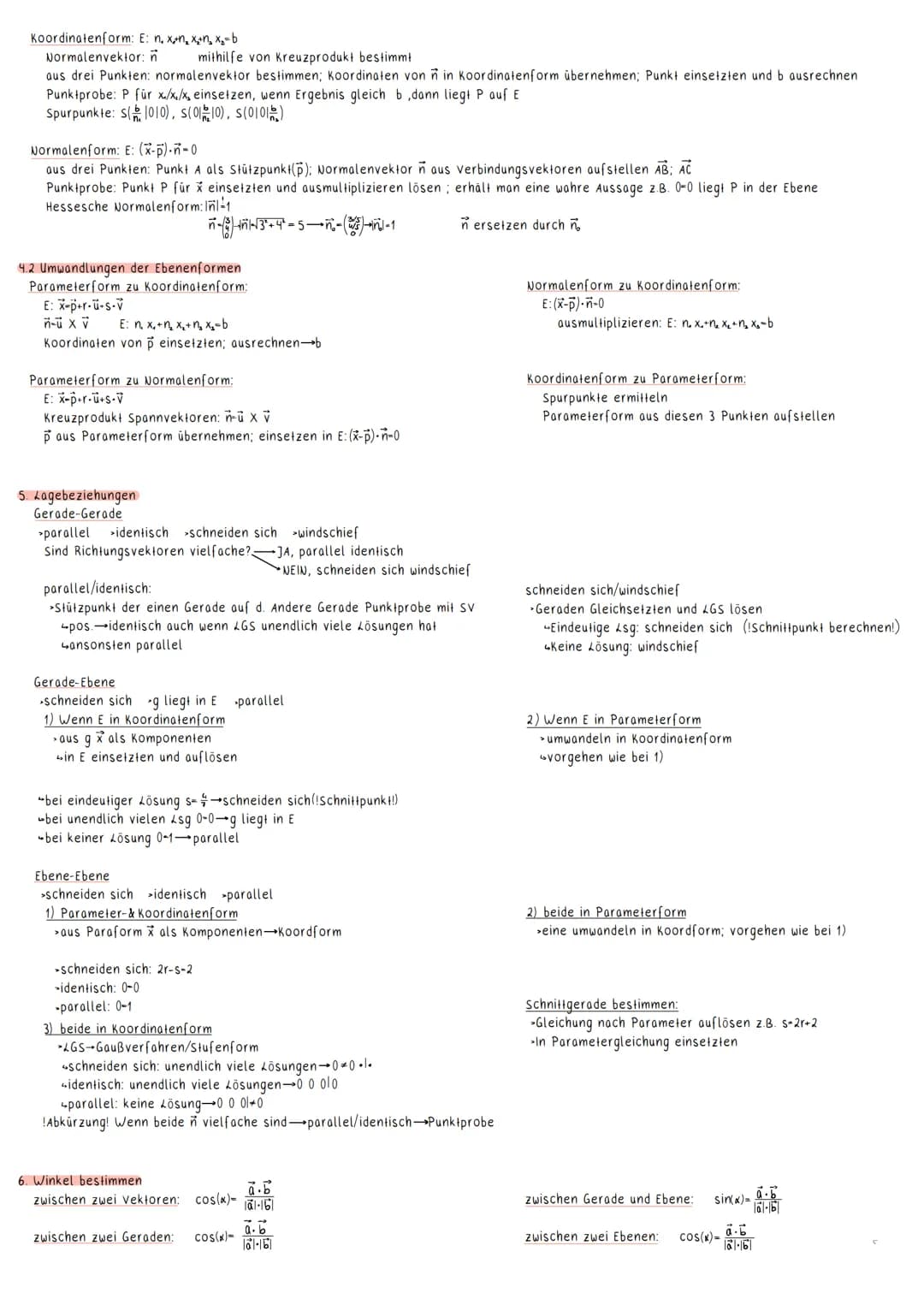 1. ANALYIS
1. Gleichungen lösen
Quadratische Gleichungen:
Alles auf eine Seite
abc Formel: X₁₁2 = - b ± √b² - 4ac
2a
Biquadratische Gleichun