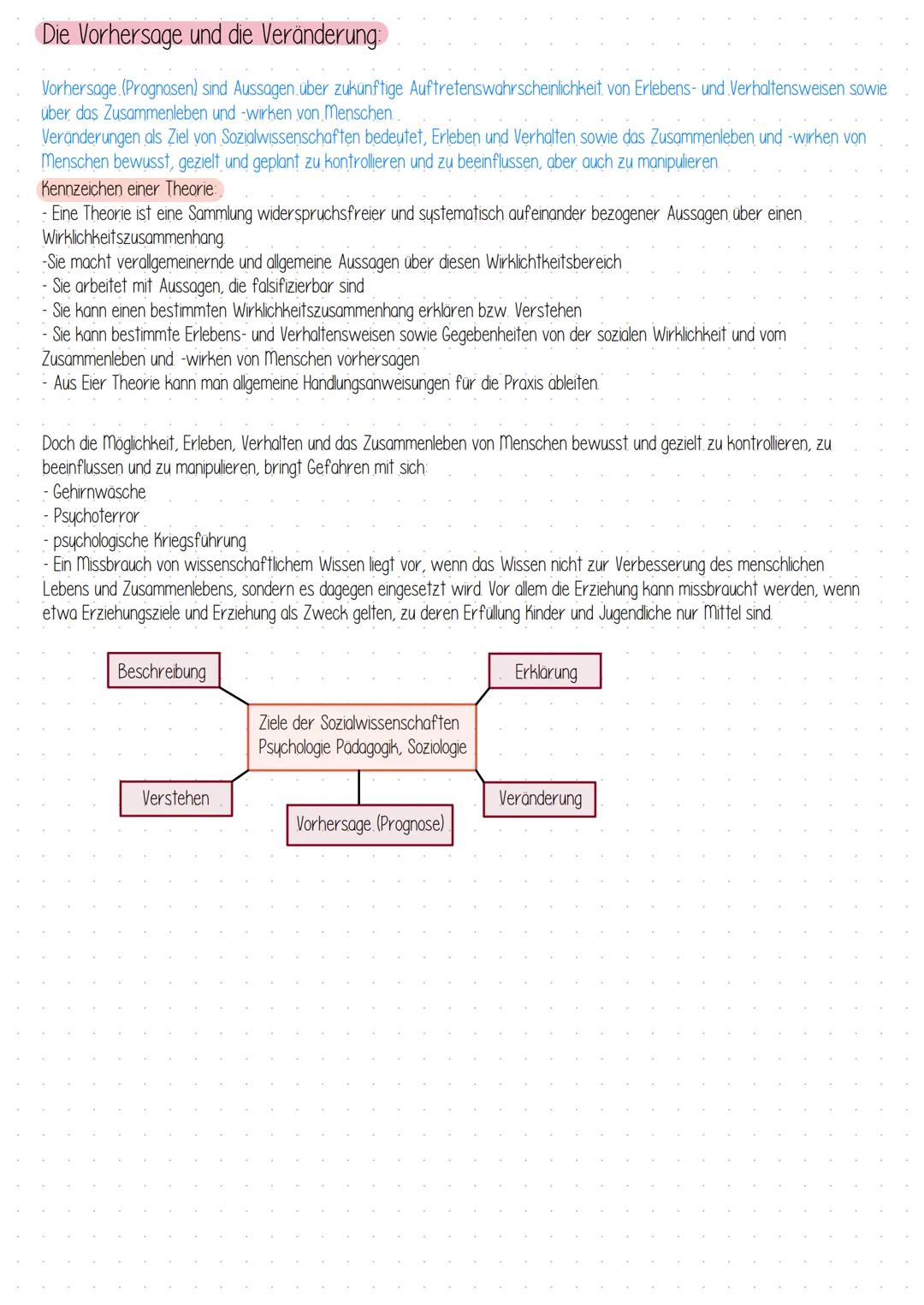 Die Alltagstheorie:
mit der Alltagstheorie bezeichnen wir das aufgrund persönlicher Erfahrung gewonnene Wissen. In der Regel ist die
Alltags
